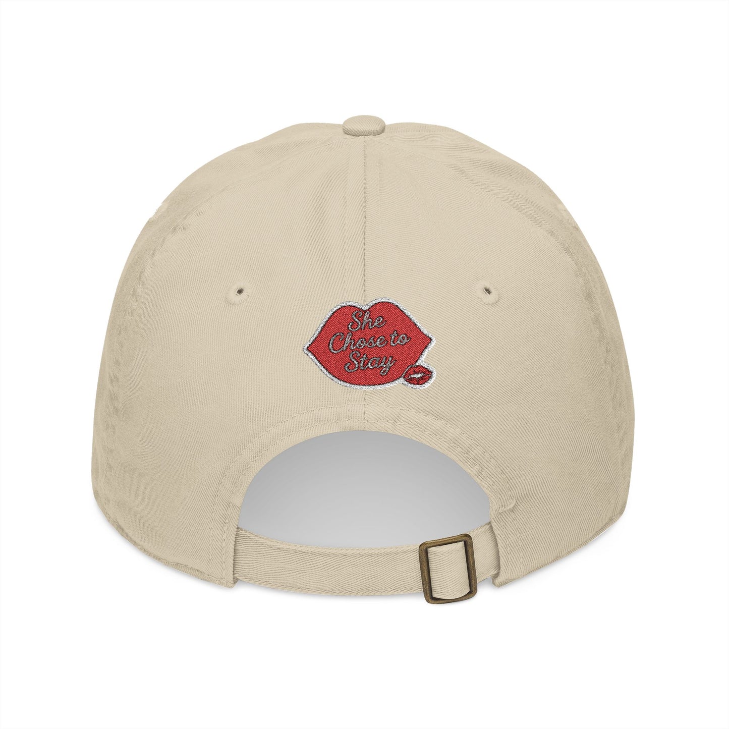 Kiss Life Back Organic Cotton Cap, Embroidered Front & Back