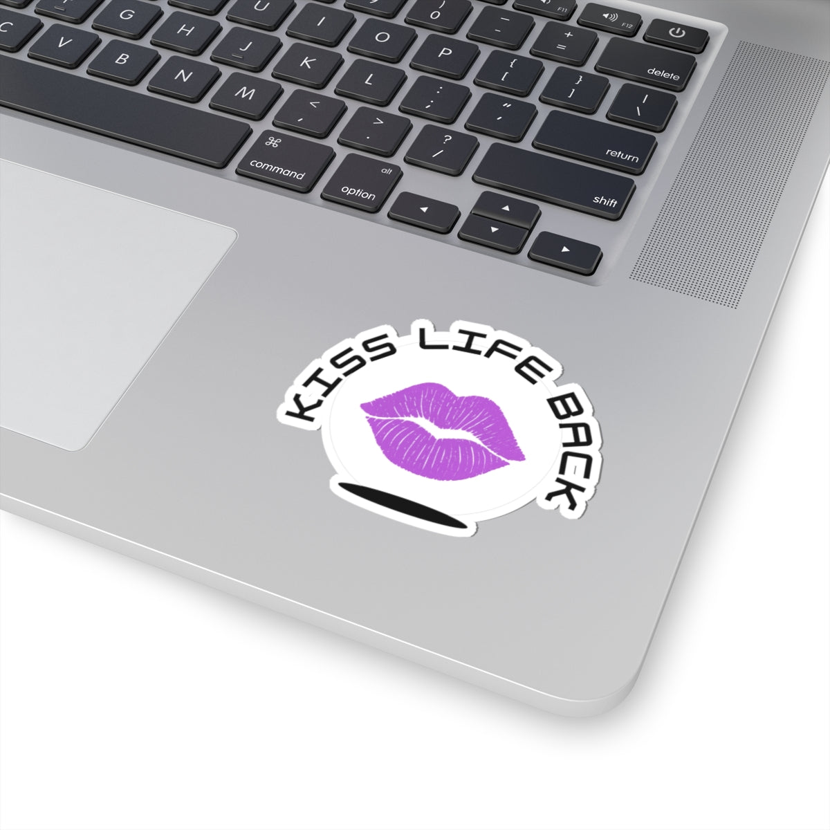 Kiss Life Back Stickers | Vinyl Decals for Laptops, Water Bottles, and Scrapbooking | Fun Gifts for Friends & Self-Expression