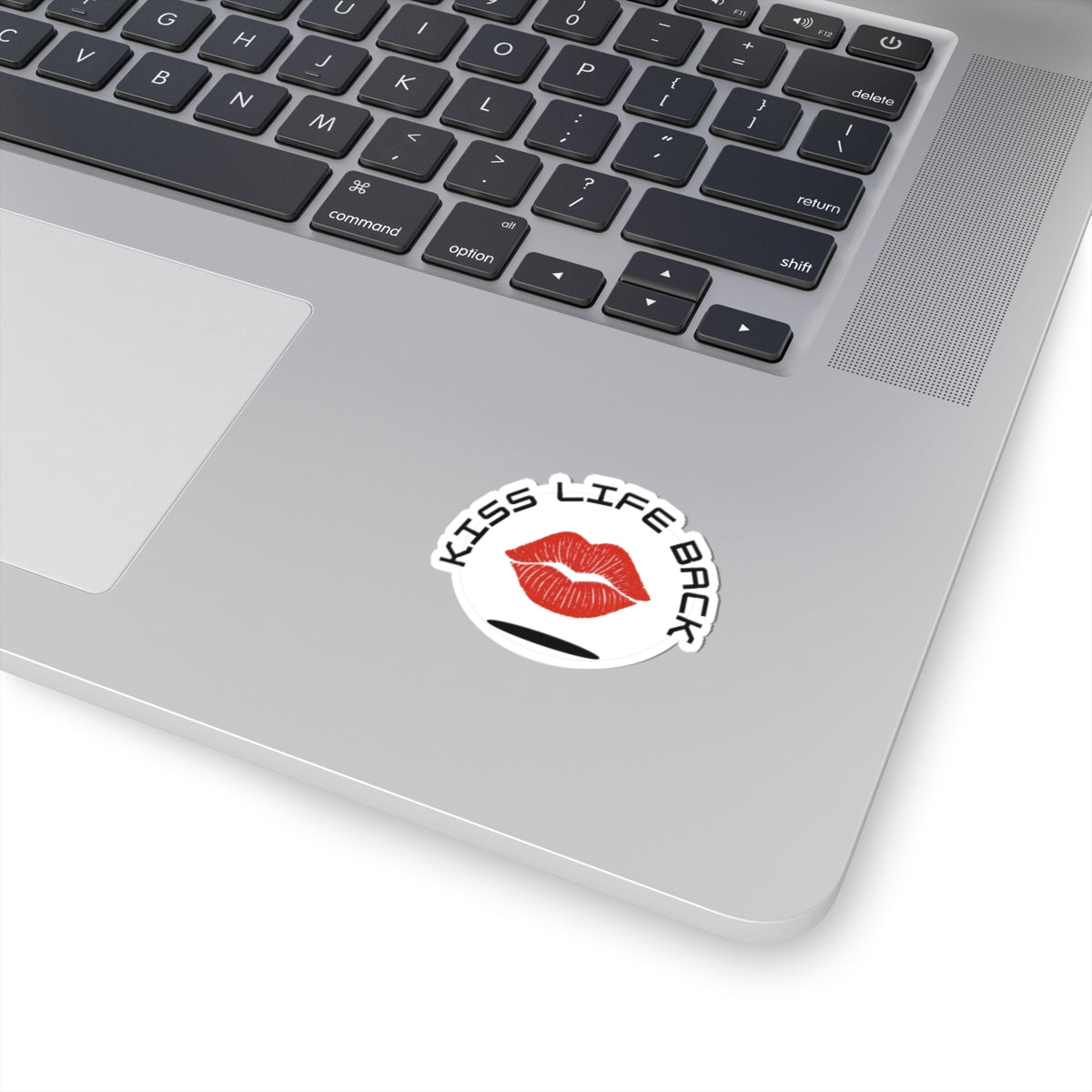 Kiss Life Back Stickers - Fun Quote Decals for Laptop, Water Bottle, Journals, Cute Gifts for Friends, Inspirational Stickers