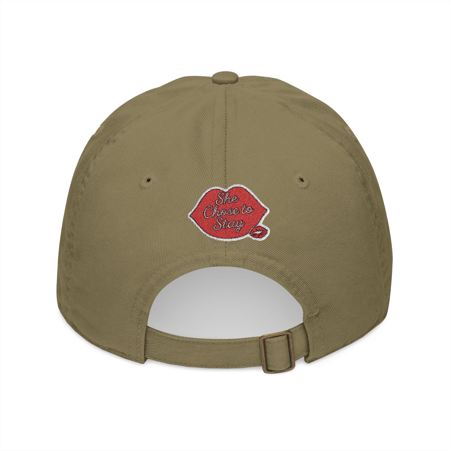 Kiss Life Back Organic Cotton Cap, Embroidered Front & Back