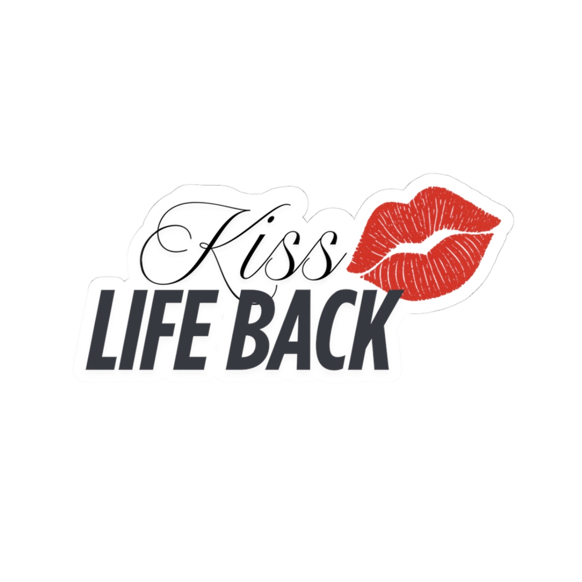 Inspirational Kiss-Cut Stickers for Life, Motivational Decals, Laptop Stickers, Self-Love Wall Decor, Gift for Friends
