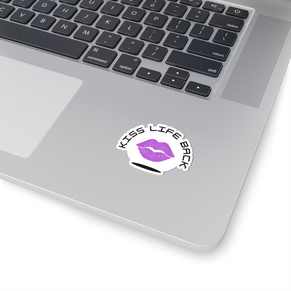 Kiss Life Back Stickers | Vinyl Decals for Laptops, Water Bottles, and Scrapbooking | Fun Gifts for Friends & Self-Expression