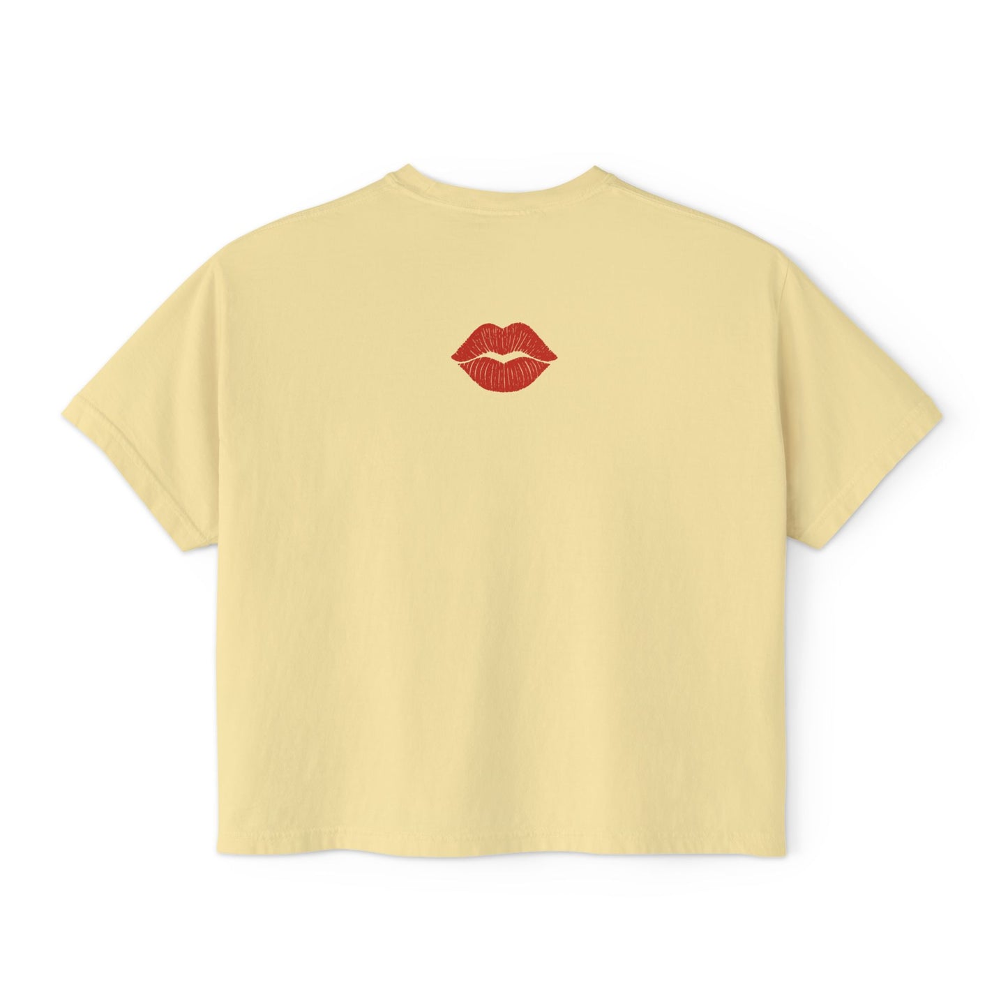 Give Yourself Grace Boxy Tee | Kiss Life Back Women's Shirt