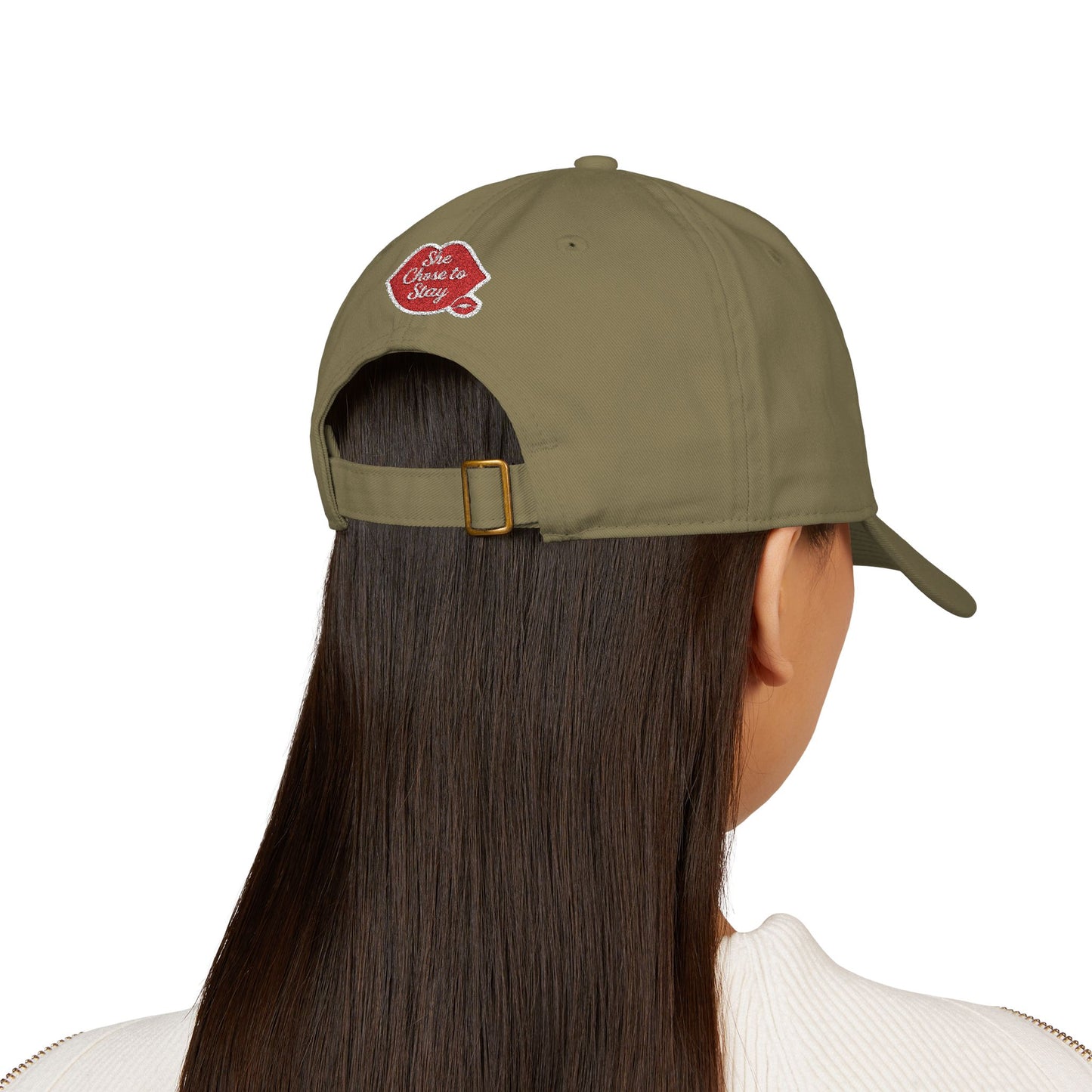 Kiss Life Back Organic Cotton Cap, Embroidered Front & Back